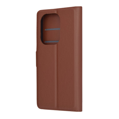 Husa de protectie Techsuit Leather Folio compatibila cu Xiaomi Redmi Note 13 Pro 4G, acoperire spate, maro