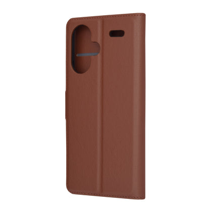 Husa de protectie Techsuit Leather Folio compatibila cu Xiaomi Redmi Note 13 Pro Plus 5G, acoperire spate, maro