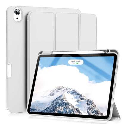 Husa de protectie pentru tableta Techsuit Flex Trifold compatibila cu Apple iPad Air 4 (2020), gri, TPU