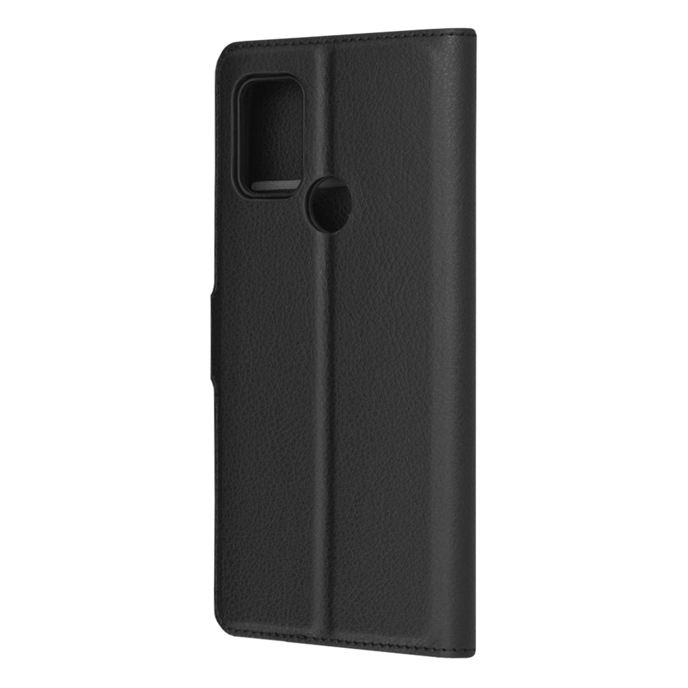 Husa de protectie Techsuit Leather Folio compatibila cu Motorola Moto G10, acoperire spate, negru