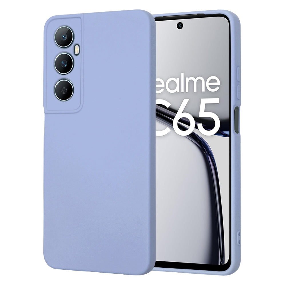 Husa de protectie Techsuit SoftFlex compatibila cu Realme C65, acoperire spate, violet