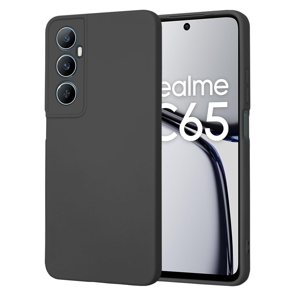 Husa de protectie Techsuit SoftFlex compatibila cu Realme C65, acoperire spate, negru