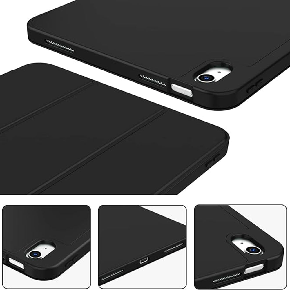 Husa de protectie pentru tableta Techsuit Flex Trifold compatibila cu Apple iPad 10 (2022) 10.9, bleu, TPU