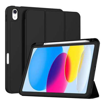 Husa de protectie pentru tableta Techsuit Flex Trifold compatibila cu Apple iPad 10 (2022) 10.9, negru, TPU