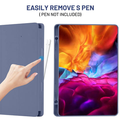 Husa de protectie pentru tableta Techsuit Flex Trifold compatibila cu Samsung Galaxy Tab S6 Lite (2024), mov, TPU