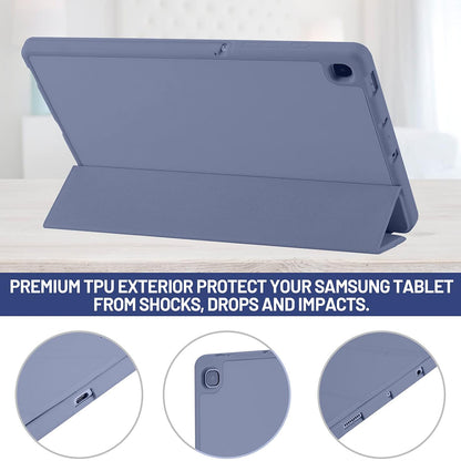 Husa de protectie pentru tableta Techsuit Flex Trifold compatibila cu Samsung Galaxy Tab S6 Lite (2024), mov, TPU