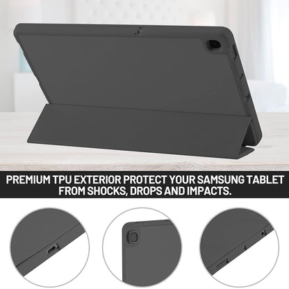 Husa de protectie pentru tableta Techsuit Flex Trifold compatibila cu Samsung Galaxy Tab S6 Lite (2020), negru, TPU