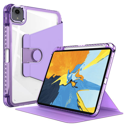 Husa de protectie pentru tableta Techsuit Crystal Vision compatibila cu iPhone iPad Pro 11 (2022), Policarbonat TPU, mov