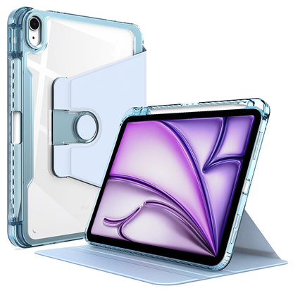 Husa de protectie pentru tableta Techsuit Crystal Vision compatibila cu iPhone iPad Air 11 (2024), Policarbonat TPU, bleu