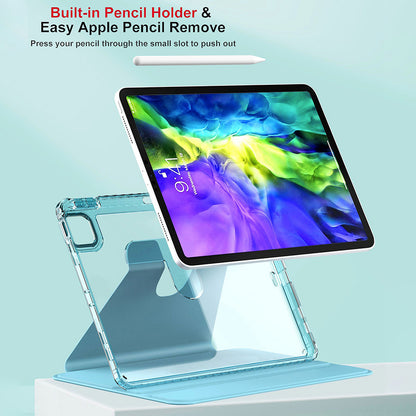 Husa de protectie pentru tableta Techsuit Crystal Vision compatibila cu Samsung Galaxy Tab A9 Plus, Policarbonat TPU, mov