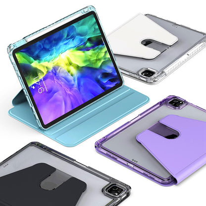 Husa de protectie pentru tableta Techsuit Crystal Vision compatibila cu Samsung Galaxy Tab A9 Plus, Policarbonat TPU, bleu