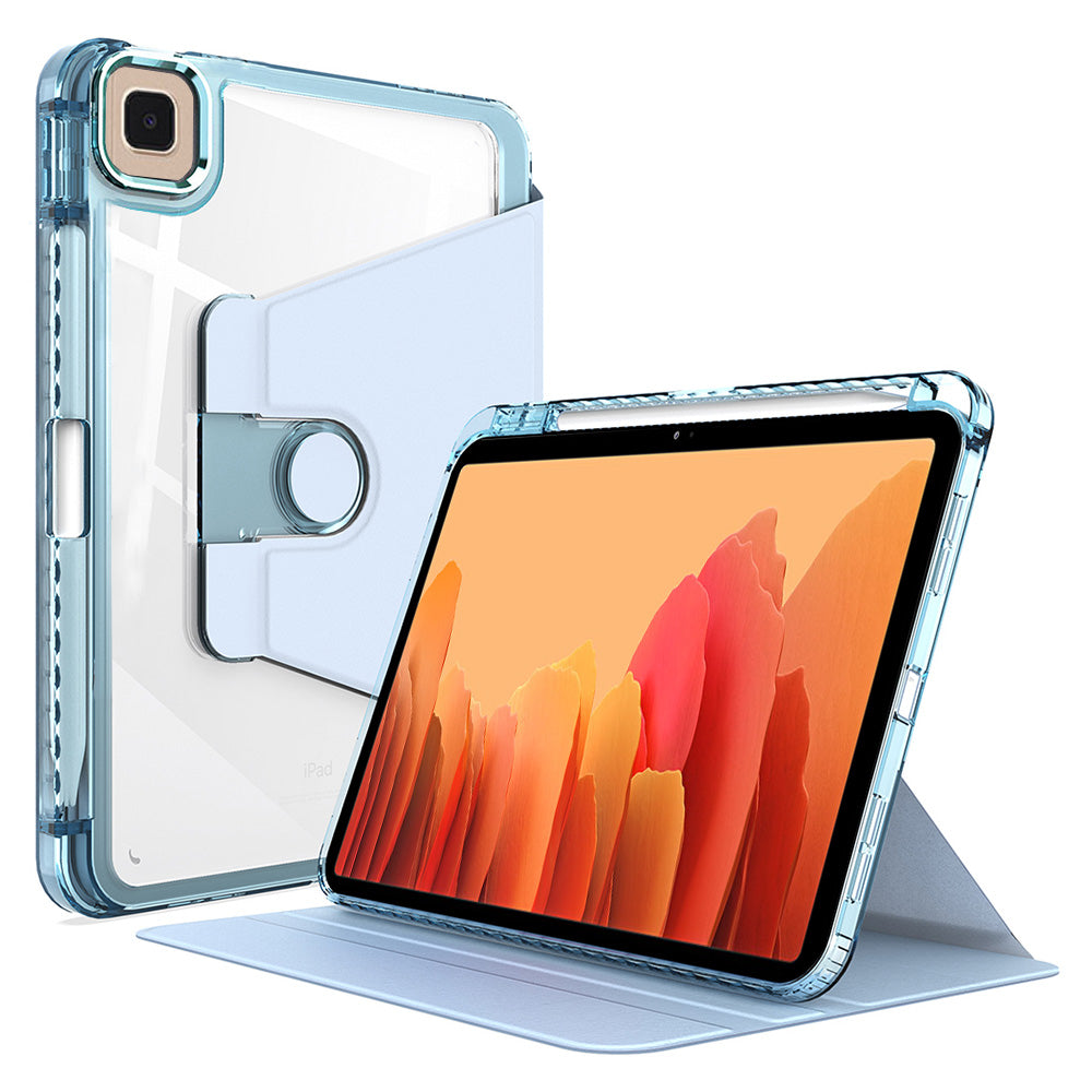 Husa de protectie pentru tableta Techsuit Crystal Vision compatibila cu Samsung Galaxy Tab A7 10.4 (2020), Policarbonat TPU, bleu
