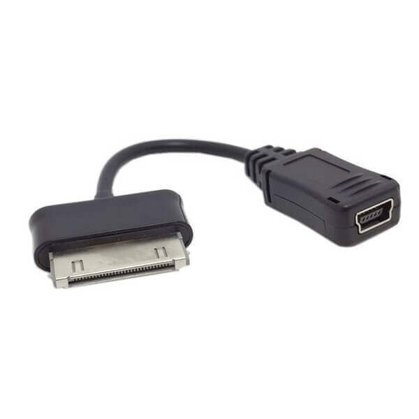 Adaptor OTG USB -APPLE iPhone 4 (30 Pini) (Negru)