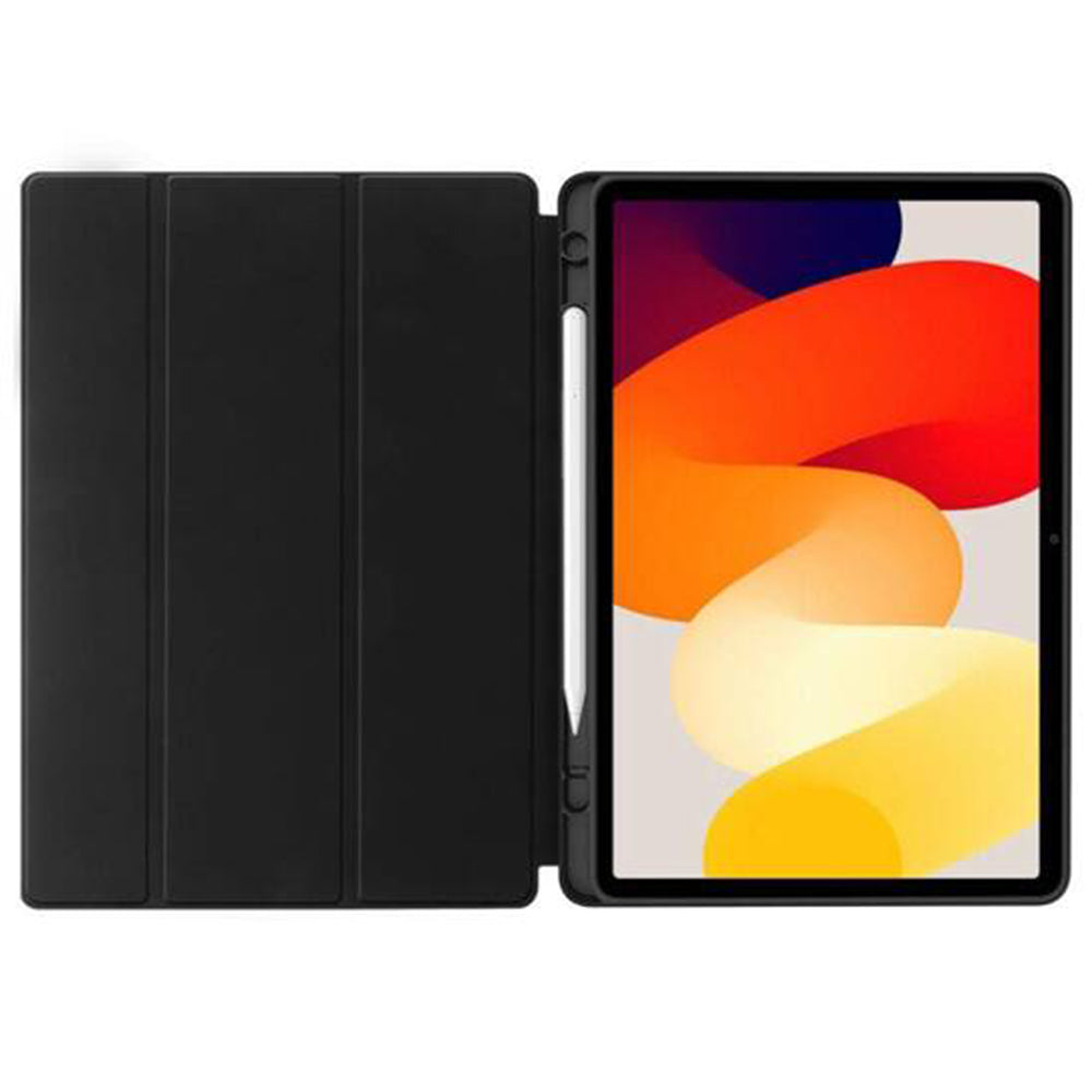 Husa de protectie pentru tableta Techsuit Flex Trifold compatibila cu Xiaomi Redmi Pad SE 11, verde deschis, TPU