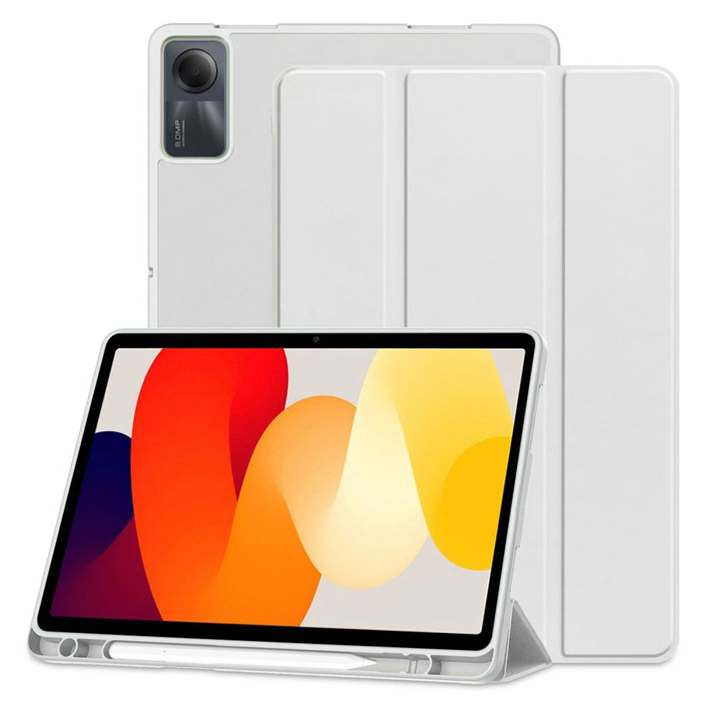 Husa de protectie pentru tableta Techsuit Flex Trifold compatibila cu Xiaomi Redmi Pad SE 11, gri, TPU