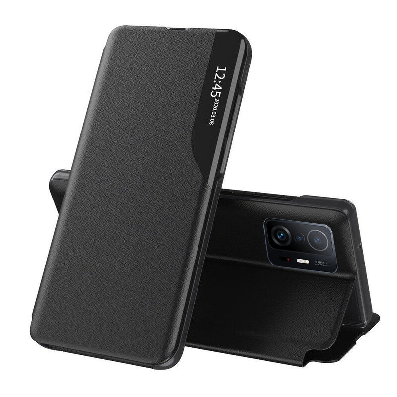 Husa de protectie Techsuit eFold Series compatibila cu Xiaomi 11T, acoperire spate, negru