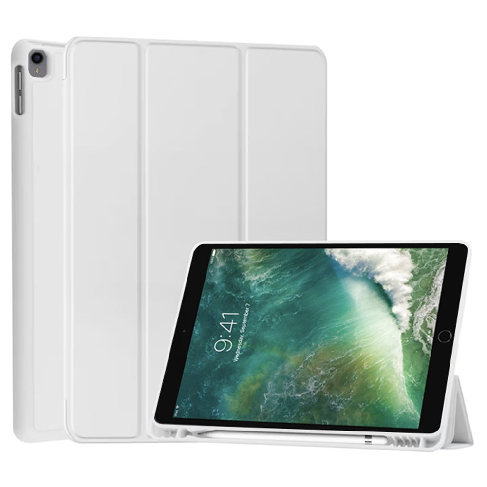 Husa de protectie pentru tableta Techsuit Flex Trifold compatibila cu Apple iPad Air 10.5 2017, negru, TPU