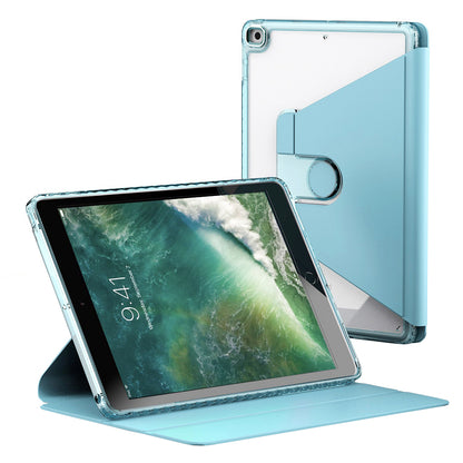 Husa de protectie pentru tableta Techsuit Crystal Vision compatibila cu iPhone iPad 9.7 (2018), Policarbonat TPU, bleu