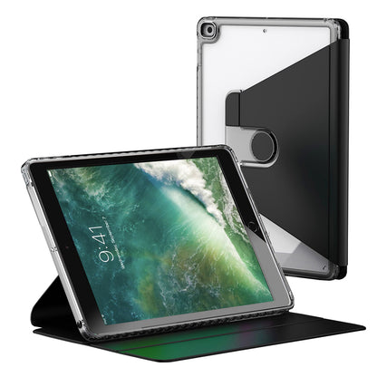 Husa de protectie pentru tableta Techsuit Crystal Vision compatibila cu iPhone iPad 9.7 (2017), Policarbonat TPU, negru