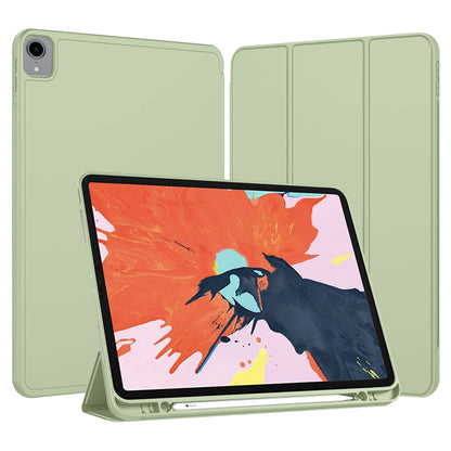 Husa de protectie pentru tableta Techsuit Flex Trifold compatibila cu Apple iPad Pro 12.9 (2020), verde deschis, TPU