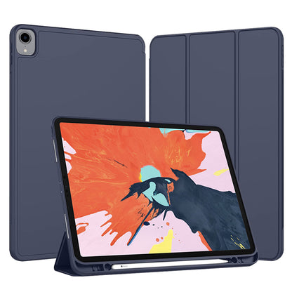 Husa de protectie pentru tableta Techsuit Flex Trifold compatibila cu Apple iPad Pro 12.9 (2018), bleumarin, TPU