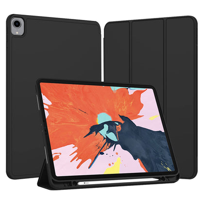 Husa de protectie pentru tableta Techsuit Flex Trifold compatibila cu Apple iPad Pro 12.9 (2020), negru, TPU