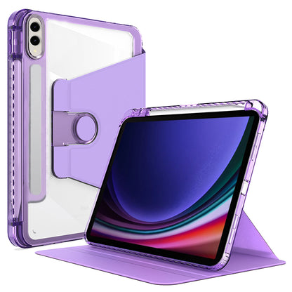 Husa de protectie pentru tableta Techsuit Crystal Vision compatibila cu Samsung Galaxy Tab S10 Plus, Policarbonat TPU, mov