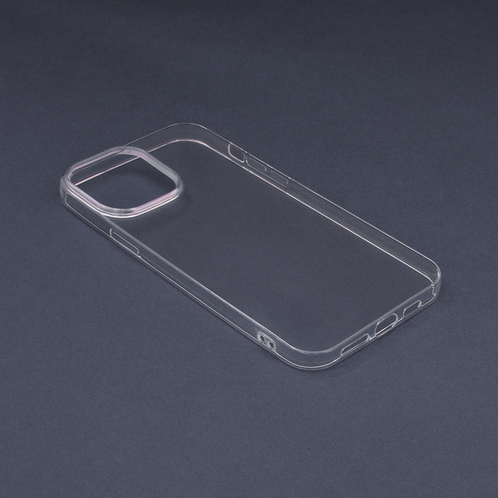 Husa de protectie Techsuit Clear Silicone compatibila cu Apple iPhone 13 Pro Max, acoperire spate, transparent