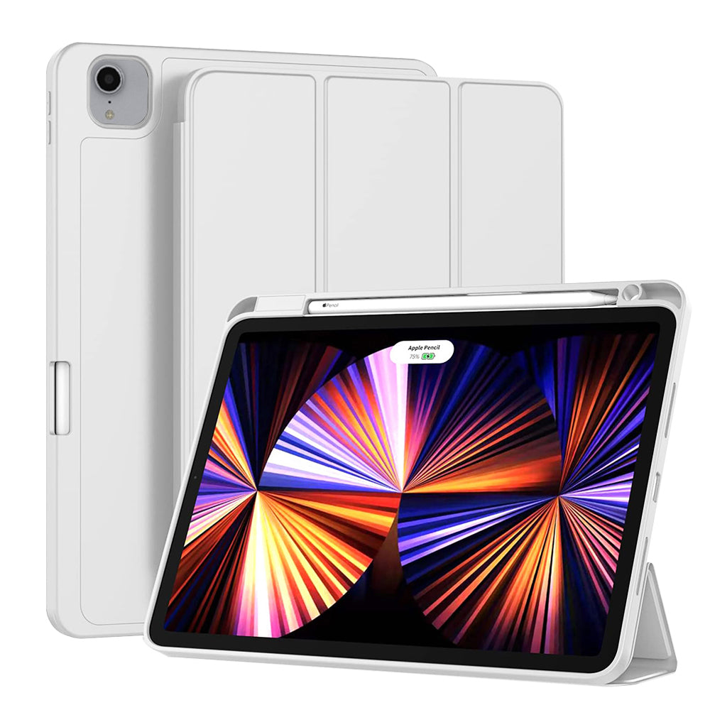 Husa de protectie pentru tableta Techsuit Flex Trifold compatibila cu Apple iPad Pro 11 (2022), gri, TPU