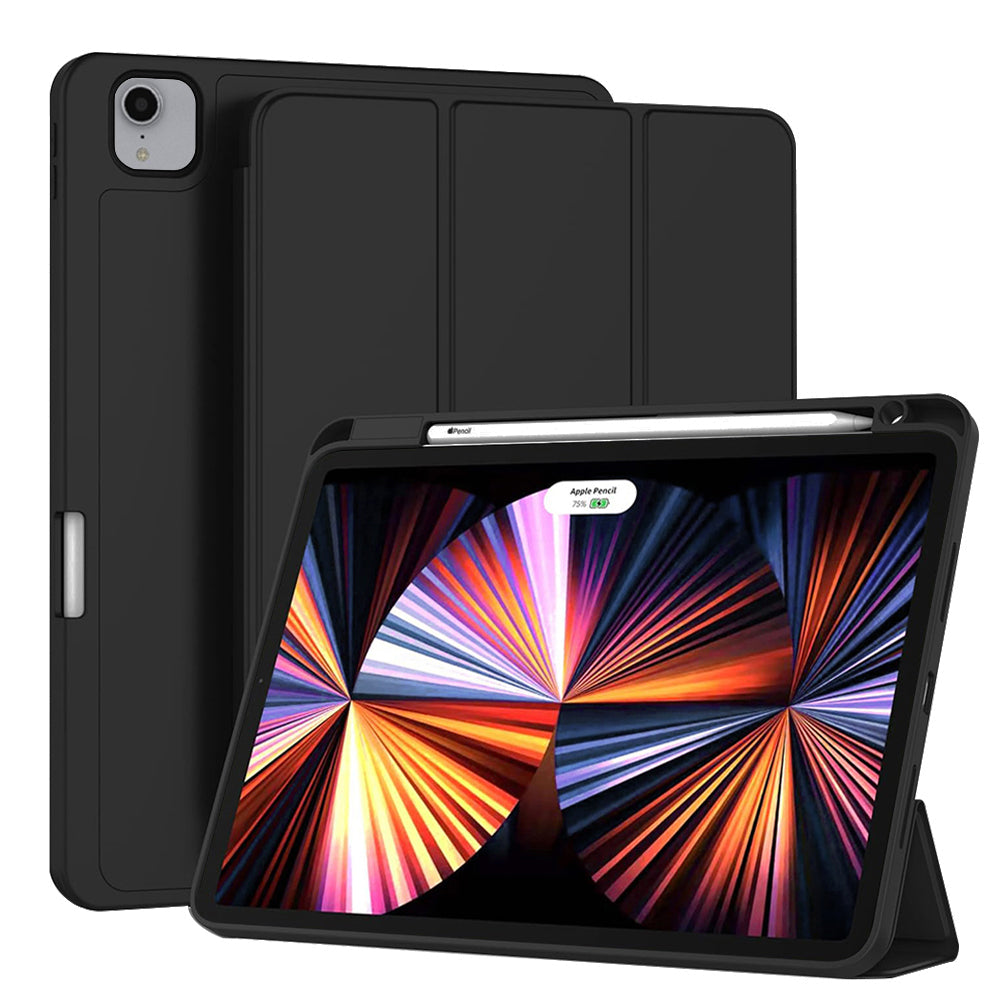 Husa de protectie pentru tableta Techsuit Flex Trifold compatibila cu Apple iPad Pro 11 (2022), negru, TPU