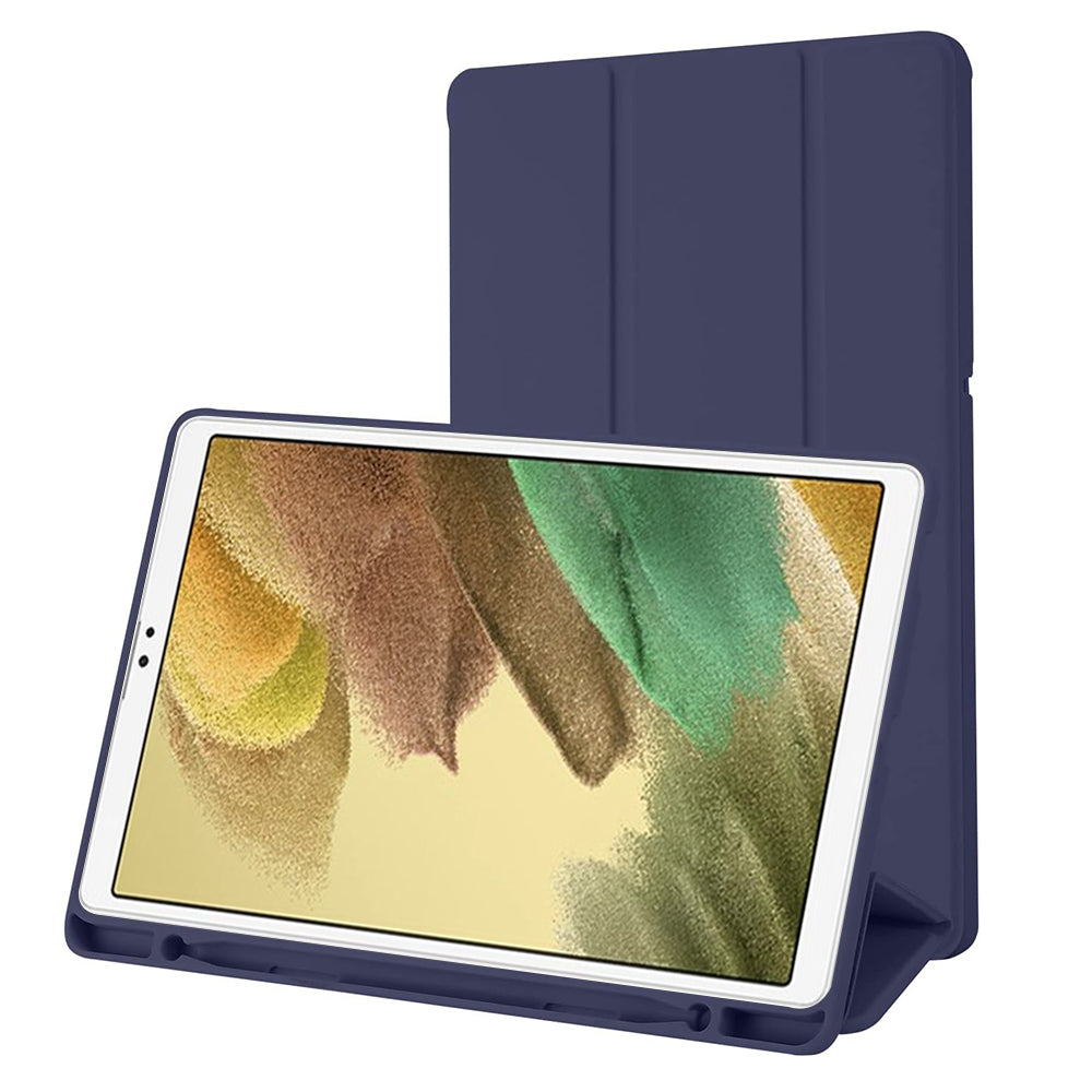 Husa de protectie pentru tableta Techsuit Flex Trifold compatibila cu Samsung Galaxy Tab A7 Lite, bleumarin, TPU