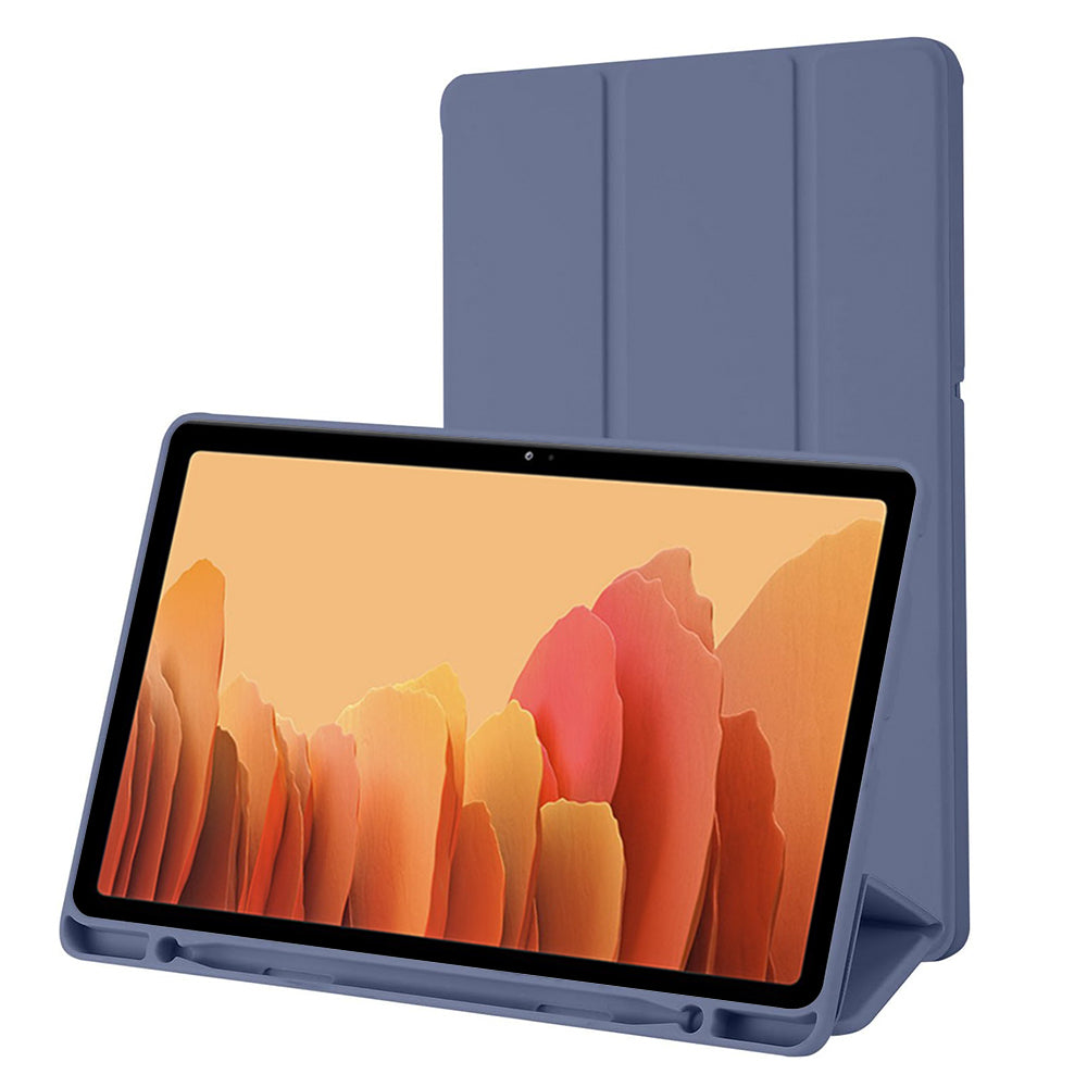 Husa de protectie pentru tableta Techsuit Flex Trifold compatibila cu Samsung Galaxy Tab A7 10.4 2020 T500, mov, TPU