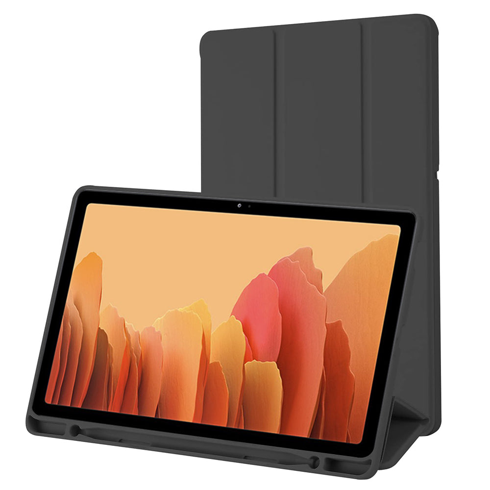 Husa de protectie pentru tableta Techsuit Flex Trifold compatibila cu Samsung Galaxy Tab A7 10.4 2020 T500, negru, TPU