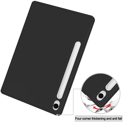 Husa de protectie pentru tableta Techsuit Flex Trifold compatibila cu Samsung Galaxy Tab S9, bleumarin, TPU