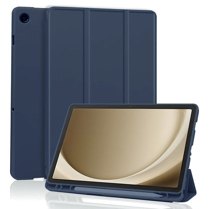Husa de protectie pentru tableta Techsuit Flex Trifold compatibila cu Samsung Galaxy Tab A9 Plus, bleumarin, TPU