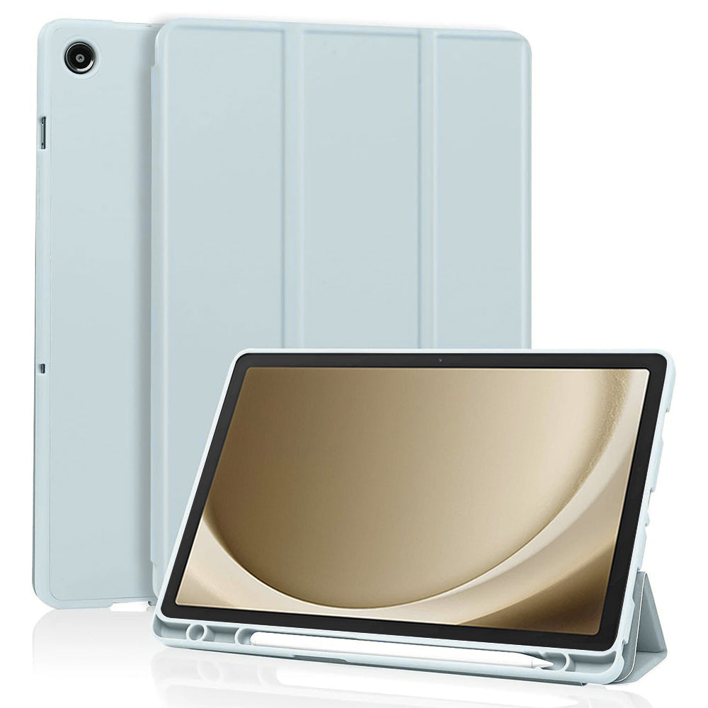 Husa de protectie pentru tableta Techsuit Flex Trifold compatibila cu Samsung Galaxy Tab A9 Plus, bleu, TPU