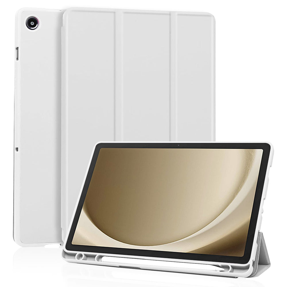 Husa de protectie pentru tableta Techsuit Flex Trifold compatibila cu Samsung Galaxy Tab A9 Plus, gri, TPU