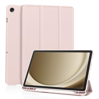 Husa de protectie pentru tableta Techsuit Flex Trifold compatibila cu Samsung Galaxy Tab A9 Plus, roz, TPU