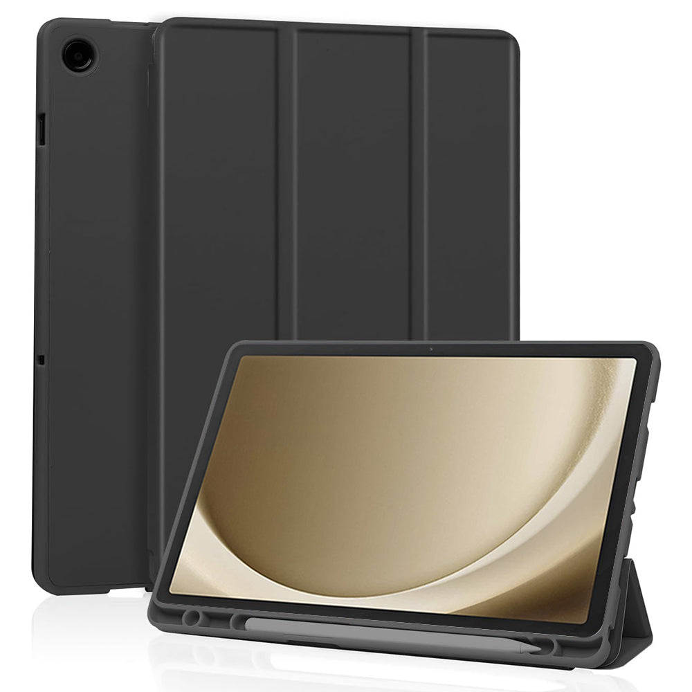 Husa de protectie pentru tableta Techsuit Flex Trifold compatibila cu Samsung Galaxy Tab A9 Plus, negru, TPU