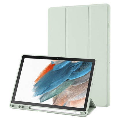 Husa de protectie pentru tableta Techsuit Flex Trifold compatibila cu Samsung Galaxy Tab A8 10.5 (2021), verde deschis, TPU
