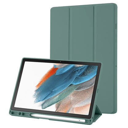 Husa de protectie pentru tableta Techsuit Flex Trifold compatibila cu Samsung Galaxy Tab A8 10.5 (2021), verde inchis, TPU