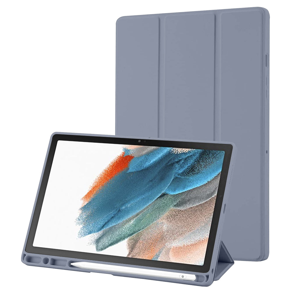 Husa de protectie pentru tableta Techsuit Flex Trifold compatibila cu Samsung Galaxy Tab A8 10.5 (2021), mov, TPU