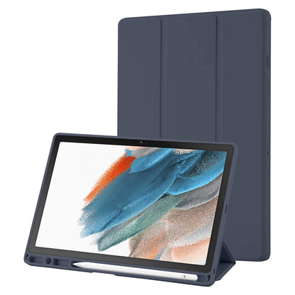 Husa de protectie pentru tableta Techsuit Flex Trifold compatibila cu Samsung Galaxy Tab A8 10.5 (2021), bleumarin, TPU