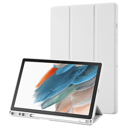 Husa de protectie pentru tableta Techsuit Flex Trifold compatibila cu Samsung Galaxy Tab A8 10.5 (2021), gri, TPU
