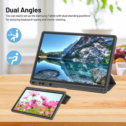 Husa de protectie pentru tableta Techsuit Flex Trifold compatibila cu Samsung Galaxy Tab A8 10.5 (2021), negru, TPU