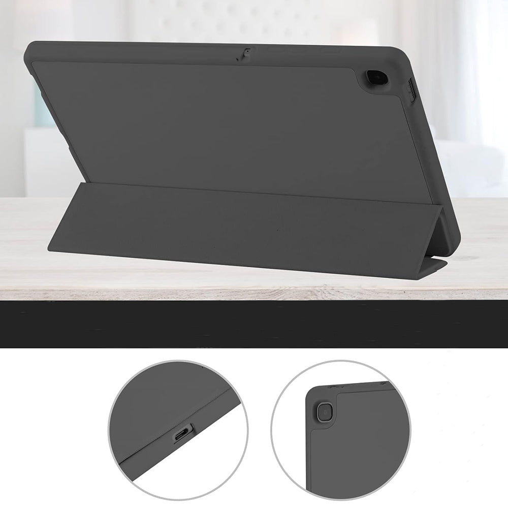 Husa de protectie pentru tableta Techsuit Flex Trifold compatibila cu Samsung Galaxy Tab A7 Lite, bleumarin, TPU