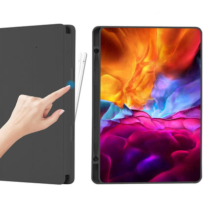 Husa de protectie pentru tableta Techsuit Flex Trifold compatibila cu Samsung Galaxy Tab A7 10.4 2020 T505, gri, TPU