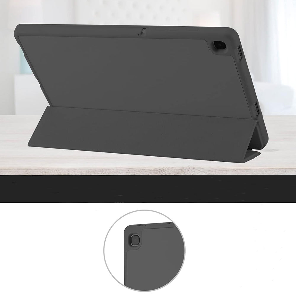 Husa de protectie pentru tableta Techsuit Flex Trifold compatibila cu Samsung Galaxy Tab A7 10.4 2020 T500, roz, TPU