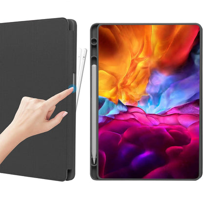 Husa de protectie pentru tableta Techsuit Flex Trifold compatibila cu Samsung Galaxy Tab A9, mov, TPU