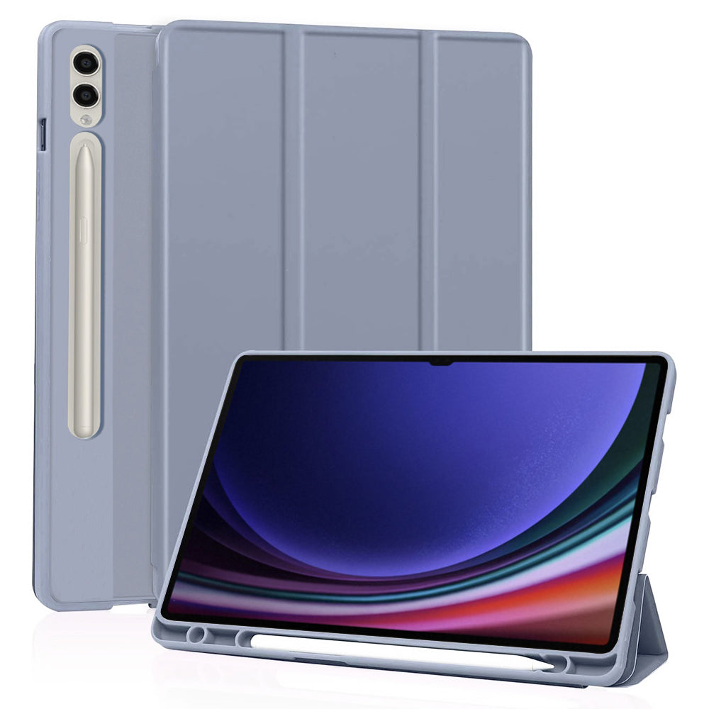 Husa de protectie pentru tableta Techsuit Flex Trifold compatibila cu Samsung Galaxy Tab S9 Ultra, mov, TPU